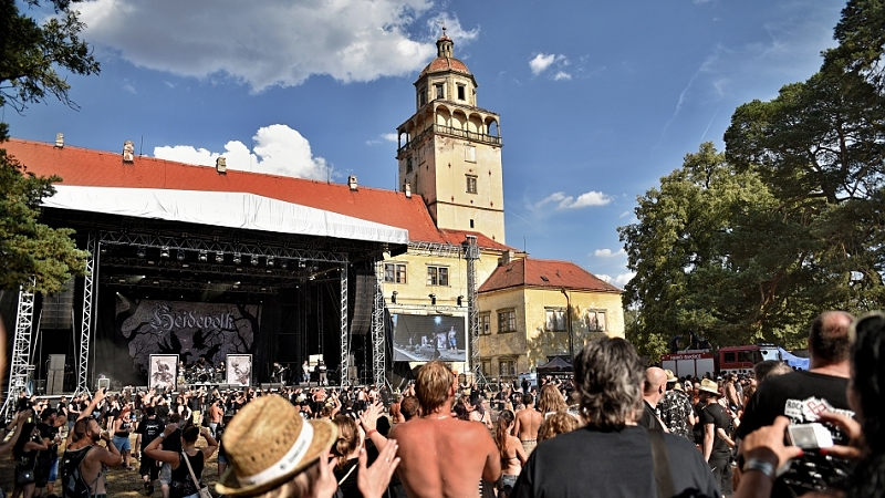 Moravský Krumlov, festivalový areál, zámecký park